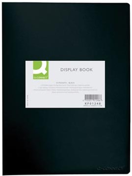 Q-CONNECT showalbum A4 10 tassen zwart-3