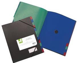 Q-CONNECT voorordner PP A4 12 vaks zwart-3