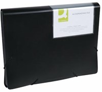 Harmonicamap A4 met 13 vakken elastieksluiting zwart-2