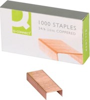 Q-CONNECT nietjes 24/6 verkoperd doos van 1.000 nietjes