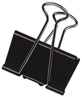 Q-CONNECT foldbackclip zwart 19 mm doosje van 10 stuks-2
