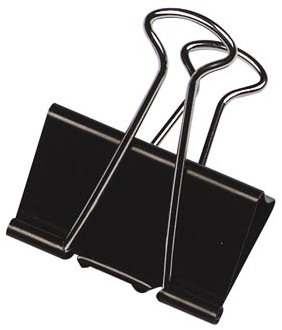 Q-CONNECT foldbackclip zwart 19 mm doosje van 10 stuks-2