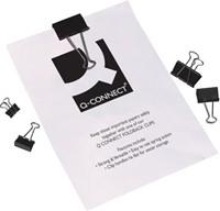 Q-CONNECT foldbackclip zwart 19 mm doosje van 10 stuks-3
