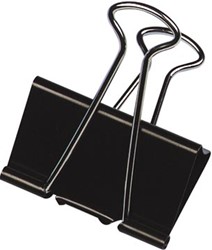 Q-CONNECT foldbackclip zwart 32 mm doosje van 10 stuks