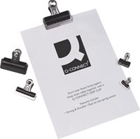 Q-CONNECT bulldogclip, zwart, 25 mm, doos van 10 stuks-3