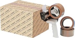 Q-CONNECT afroller voor verpakkingsplakband voor rollen 50 mm x 66 m