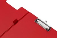 Klemplaat Q-CONNECT A4 dubbel rood-2
