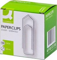 Paperclips 50 mm doos van 100 stuks Q-CONNECT