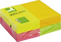 Memoblaadjes Q-CONNECT 76 x 127 mm 80 vel pak van 12 blokken in 4 neonkleuren-2