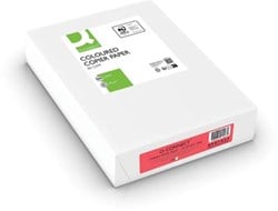 Gekleurd kopieerpapier A4 80g pak van 500 vel felrood