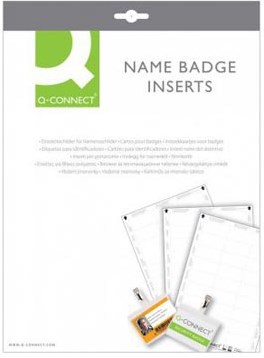 Q-Connect badge met combiklem 75 x 40 mm doos van 50 stuks-2