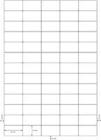 Etiketten wit met ronde hoeken 38,1 x 21,2 mm 100 vel 65 etiketten per vel-2