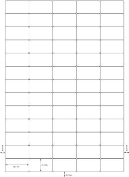 Etiketten wit met ronde hoeken 38,1 x 21,2 mm 100 vel 65 etiketten per vel-2