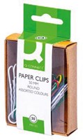 Q-CONNECT papierklemmen 50 mm gekleurd doos van 30 stuks ophangbaar-3