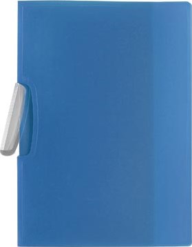 Q-CONNECT Klemmap swingclip A4 Transparant blauw-2