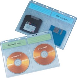 Q-CONNECT CD hoes A4 PP 10 stuks