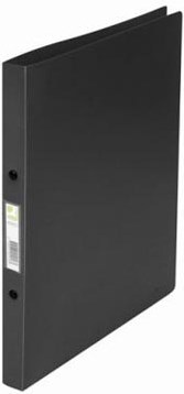 Q-CONNECT ringmap PP 2 ringen 16 mm zwart-2