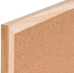 Q-CONNECT kurkbord, met houten frame, 60 x 90 cm-2