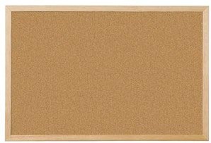 Q-CONNECT kurkbord, met houten frame, 60 x 90 cm-3