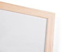 Whiteboard  met houten frame  melamine  90 x 120 cm Q-CONNECT-2