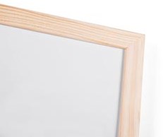 Whiteboard  met houten frame  melamine  90 x 120 cm Q-CONNECT-2