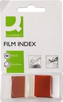 Index tabs Q-CONNECT 25 x 45 mm 50 tabs rood-2