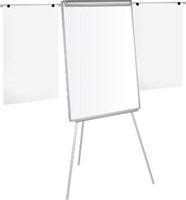 Q-CONNECT flipchart magnetisch met 2 uitschuifbare papierhouders grijs-2