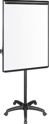 Q-CONNECT flipchart magnetisch 5 wielen zwart