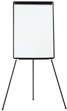 Q-CONNECT flipchart, niet magnetisch, 70 x 100 cm, zwart-2