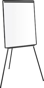 Q-CONNECT flipchart, niet magnetisch, 70 x 100 cm, zwart