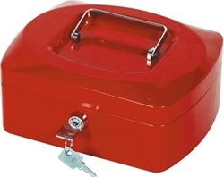 Q-CONNECT geldkoffer 205 x 160 x 85 mm rood