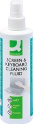 Q-CONNECT reinigingsspray voor scherm en toetsenbord, spuitbus van 250 ml