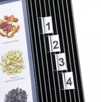 Q-CONNECT tabs voor display systeem 25 mm geassorteerde kleuren 10 stuks-3