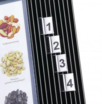 Q-CONNECT tabs voor display systeem 25 mm geassorteerde kleuren 10 stuks-3
