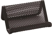 Q-CONNECT visitekaartenhouder 11 x 7,5 x 5 cm metaal zwart-2