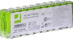 AA batterijen Q-CONNECT pak van 20 stuks Alkaline