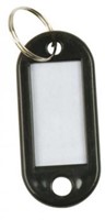 Q-CONNECT sleutelhanger, pak van 10 stuks, zwart-2