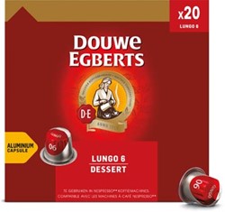 Douwe Egberts Lungo Dessert koffiecapsules pak van 20 stuks