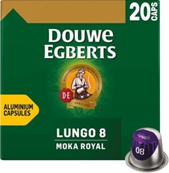 Douwe Egberts Lungo Moka koffiecapsules pak van 20 stuks