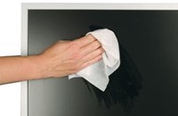 Q-CONNECT reinigingsspray voor scherm en toetsenbord inclusief doek pompspray van 250 ml-3