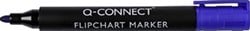 Flipchart marker blauw 2-3 mm ronde punt met clip