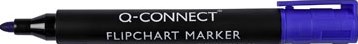 Flipchart marker blauw 2-3 mm ronde punt met clip