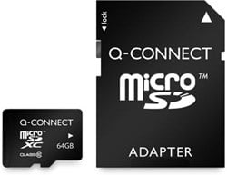 64 GB Micro SD geheugenkaart met SD-adaptor  Q-CONNECT