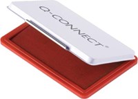 Q-CONNECT stempelkussen 90 x 55 mm rood