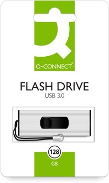 USB stick 3.0  zilver  128 GB Q-CONNECT-3