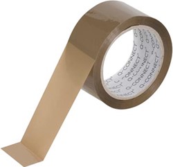 Q-CONNECT standaard verpakkingstape 48 mm x 60 m bruin