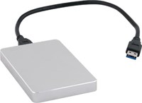 Externe harde schijf USB 3.0 zilver 2 TB Q-CONNECT-2
