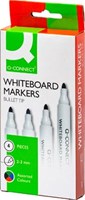 Whiteboardmarker in geassorteerde kleuren doosje van 4 stuks Q-CONNECT-2