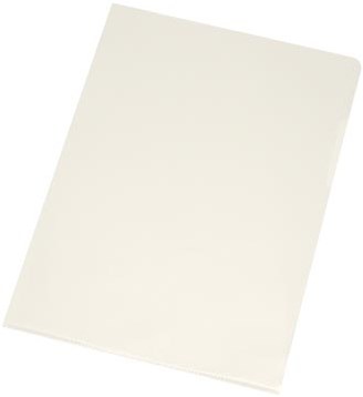 Q-CONNECT L-map, glashelder, 120 micron, pak van 10 stuks