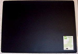 Q-CONNECT onderlegger, ft 53 x 40 cm, zwart-2